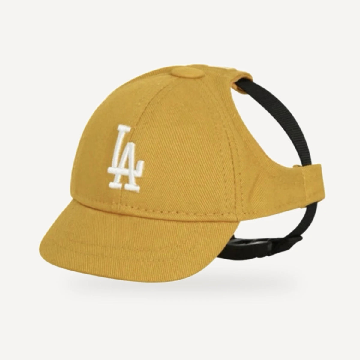 La Baseball dog cap view 3