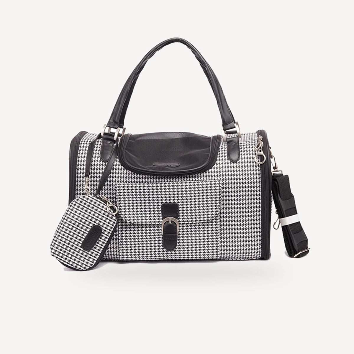 Luxury Croco Embossed dog carrier view 9