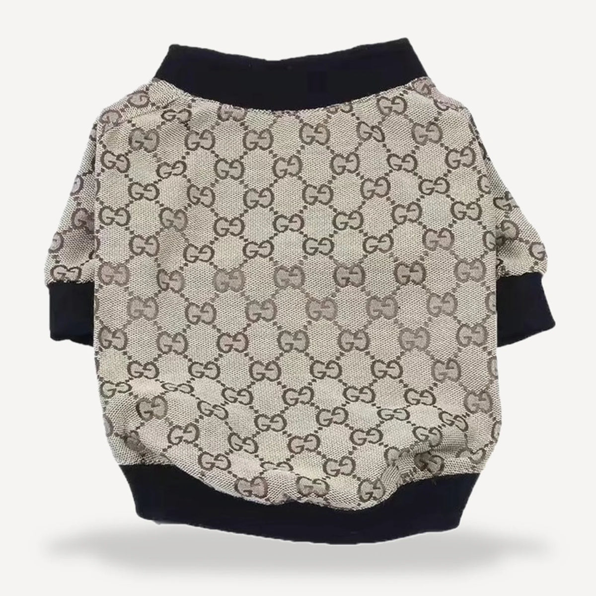 Monogram Knit dog sweater inspired by Gucci view 3