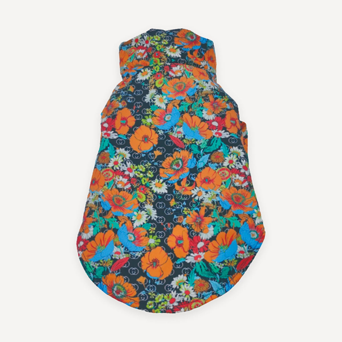 Floral dog vest inspired by Louis Vuitton view 7