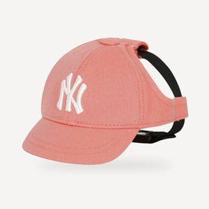 Ny Baseball dog cap view 2