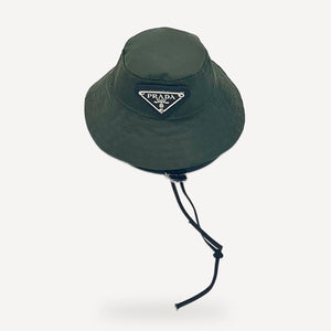dog bucket hat inspired by Prada view 3