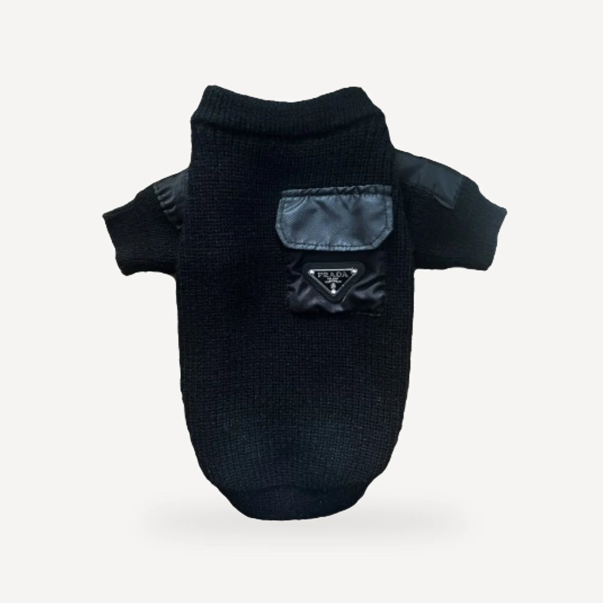 Heavy Knit dog sweater inspired by Prada view 3