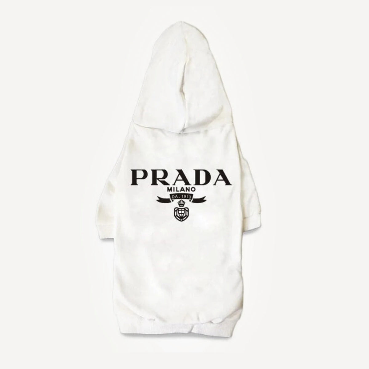 Logo dog hoodie inspired by Prada view 3