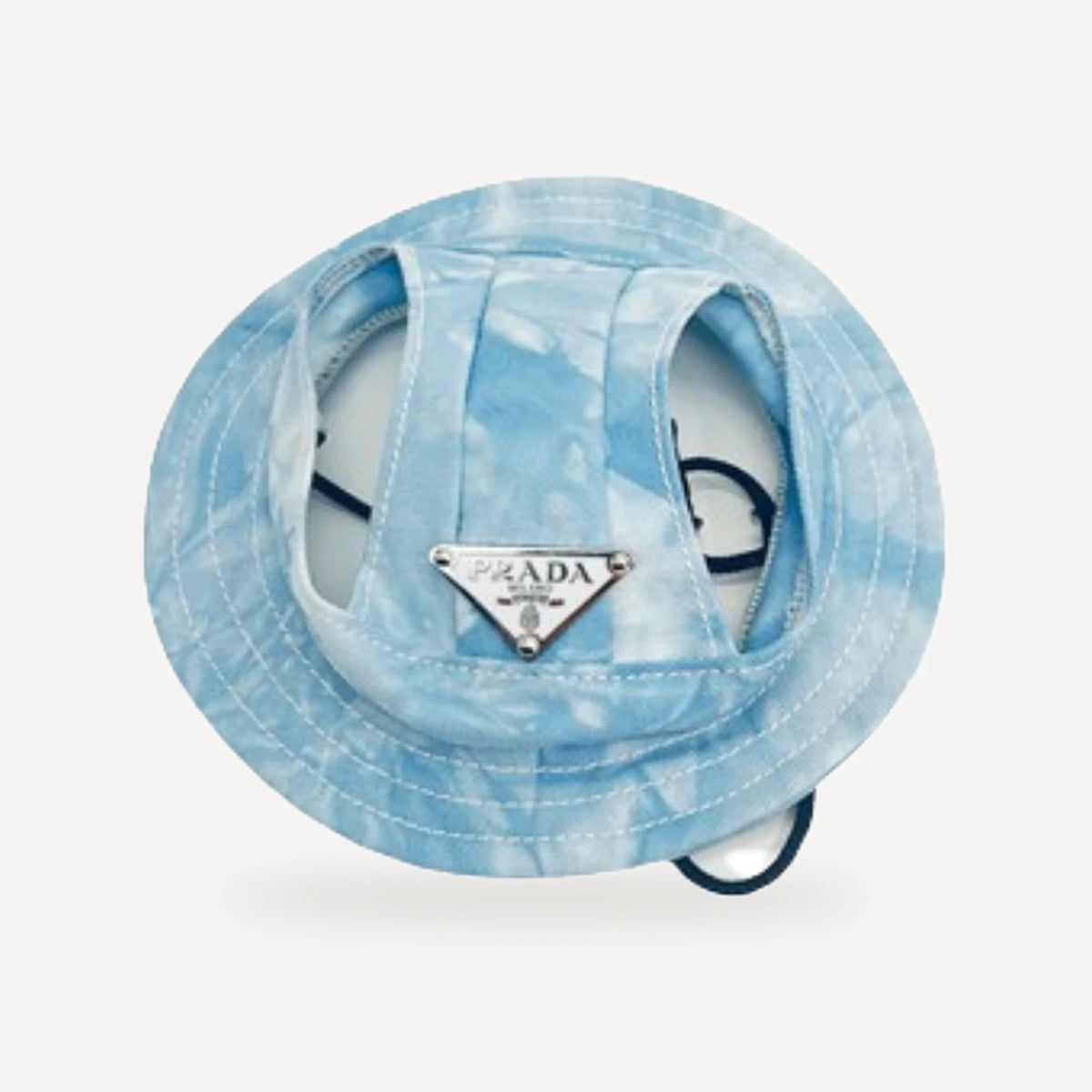 Plush dog hat inspired by Prada view 4