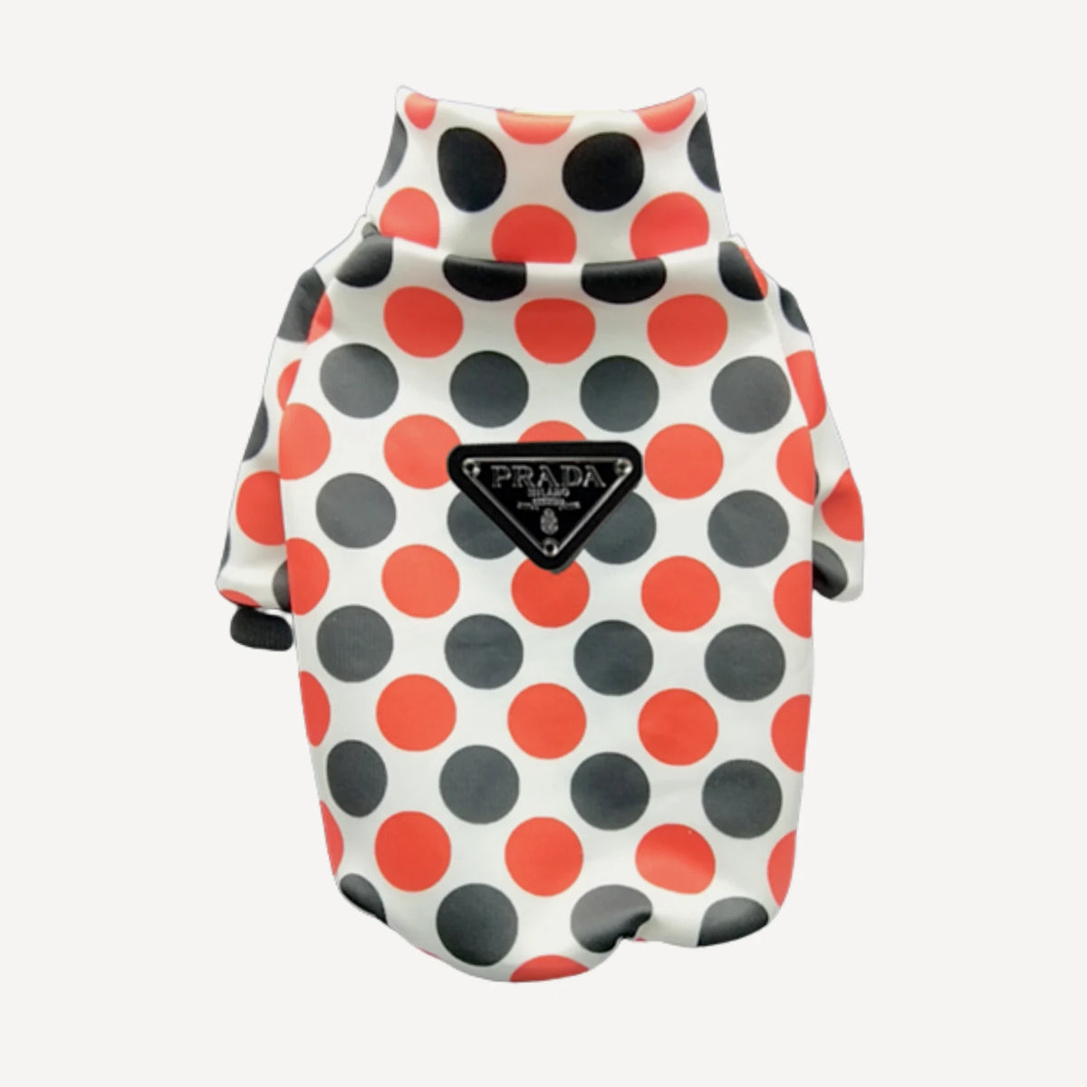 Polka Dot dog jacket inspired by Prada view 2