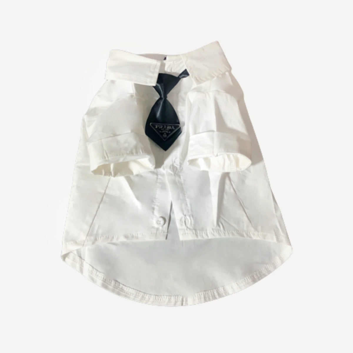 Tie dog shirt inspired by Prada