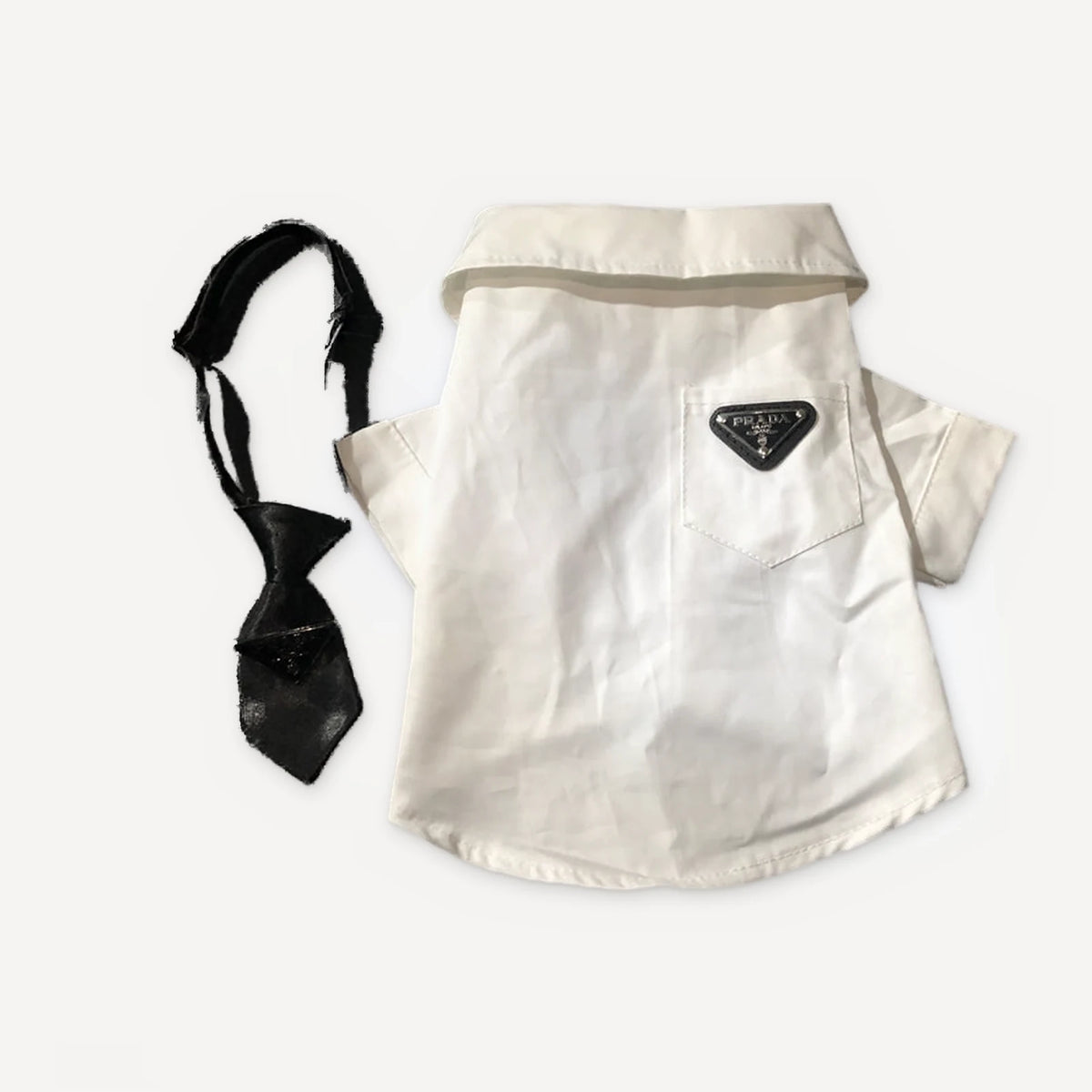 Tie dog shirt inspired by Prada view 3