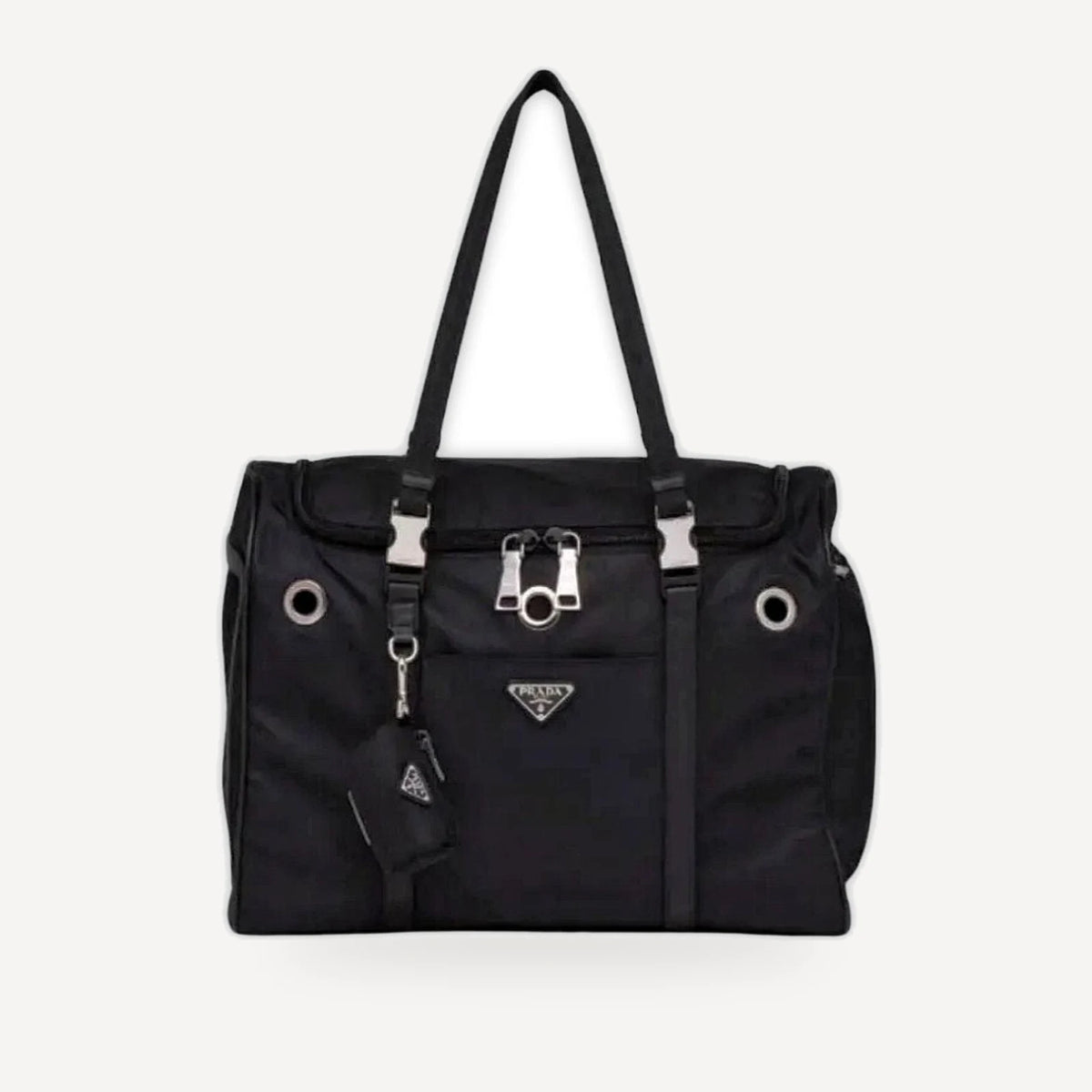 Triangle Airline dog carrier inspired by Prada view 5