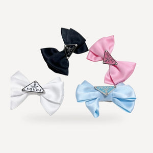 Triangle Hair Bow dog apparel inspired by Prada view 13