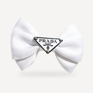 Triangle Hair Bow dog apparel inspired by Prada view 18