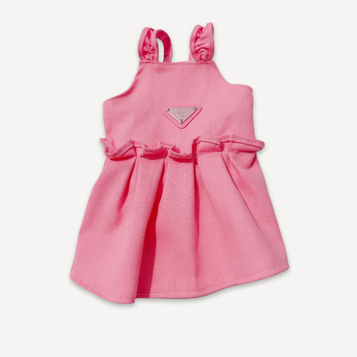 Triangle Ruffle dog dress inspired by Prada view 5