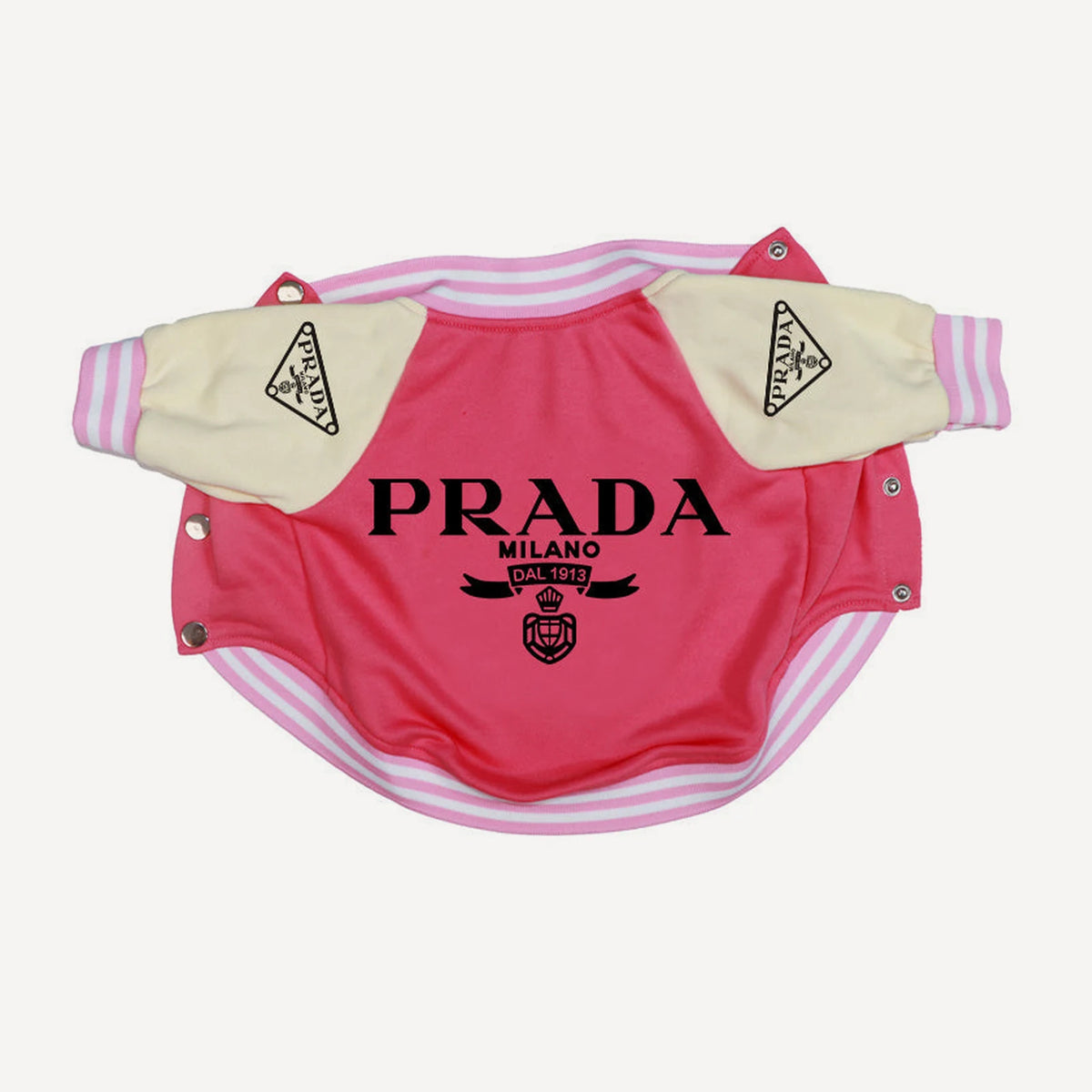 Varsity Bomber dog jacket inspired by Prada view 4