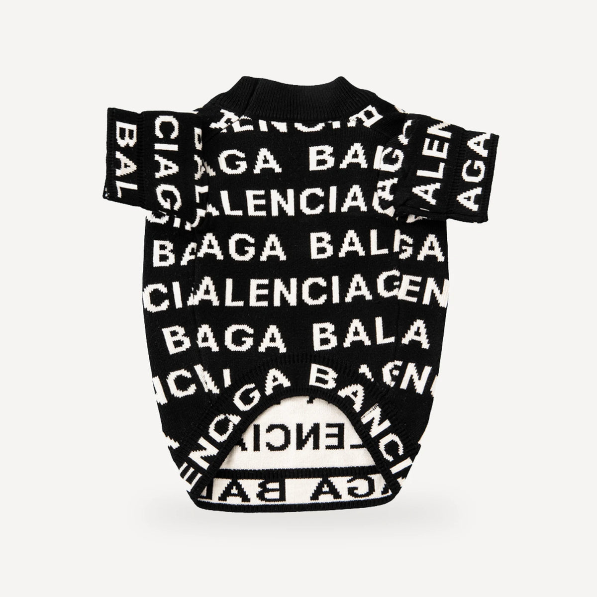 All Over Logo dog sweater inspired by Balenciaga view 5
