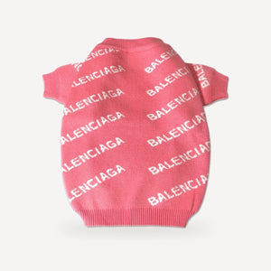 Allover dog sweater inspired by Balenciaga view 6