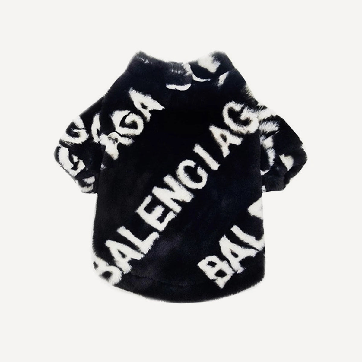 Faux Fur dog jacket inspired by Balenciaga view 2