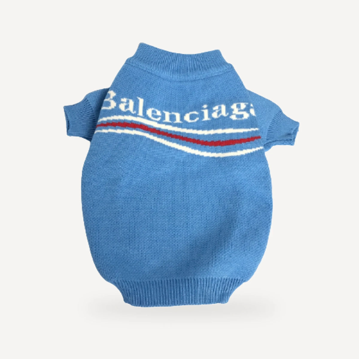 Oblique dog sweater inspired by Balenciaga view 2