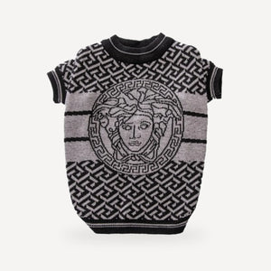Print dog sweater inspired by Versace view 11