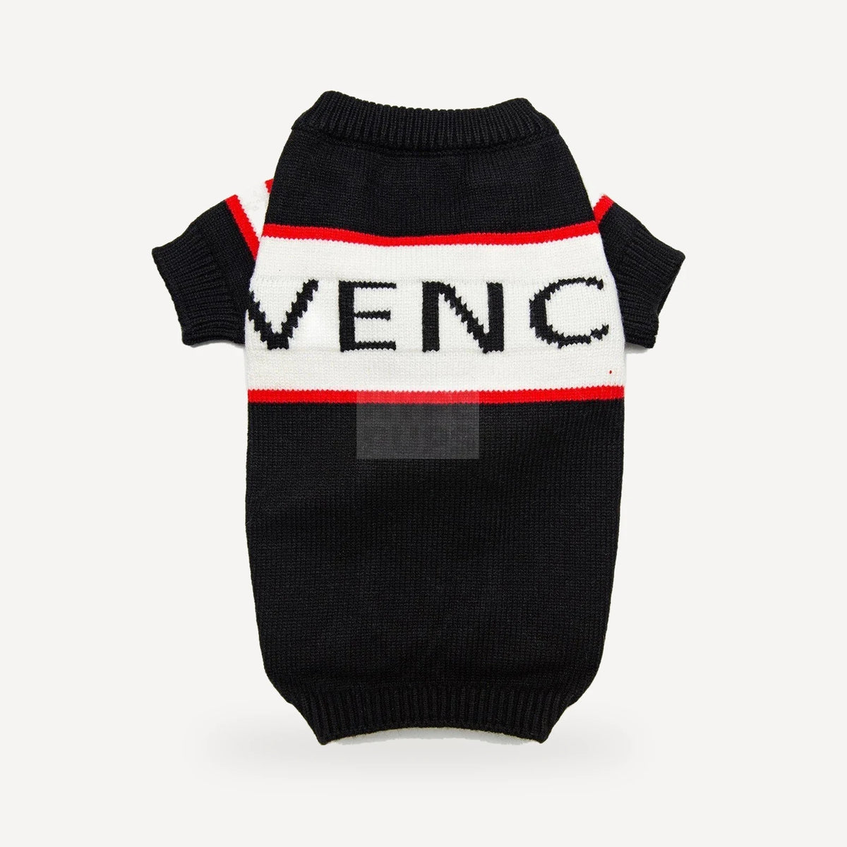 Box Logo dog sweater inspired by Givenchy view 2