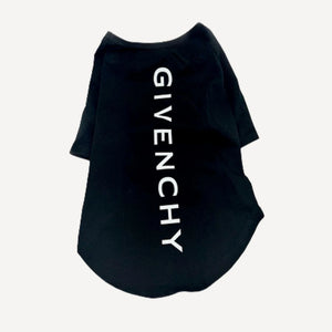 Logo dog tee inspired by Givenchy