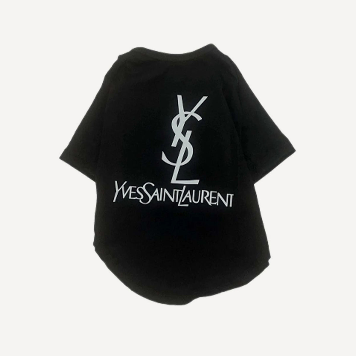 Pup Saint Laurpaw Logo dog tee