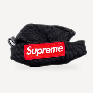 Beanie dog apparel inspired by Supreme view 2