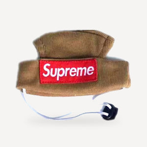 Beanie dog apparel inspired by Supreme view 3