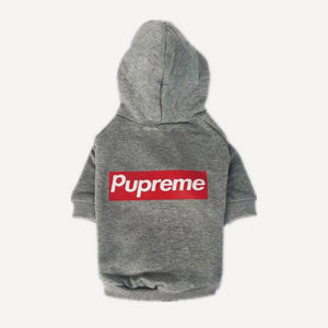 Box Logo dog hoodie inspired by Supreme view 7