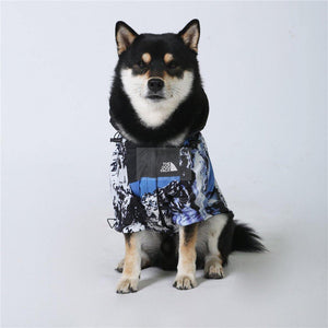 Pupreme x TDF Mountain Windbreaker Hype Pups designer dog clothes.
