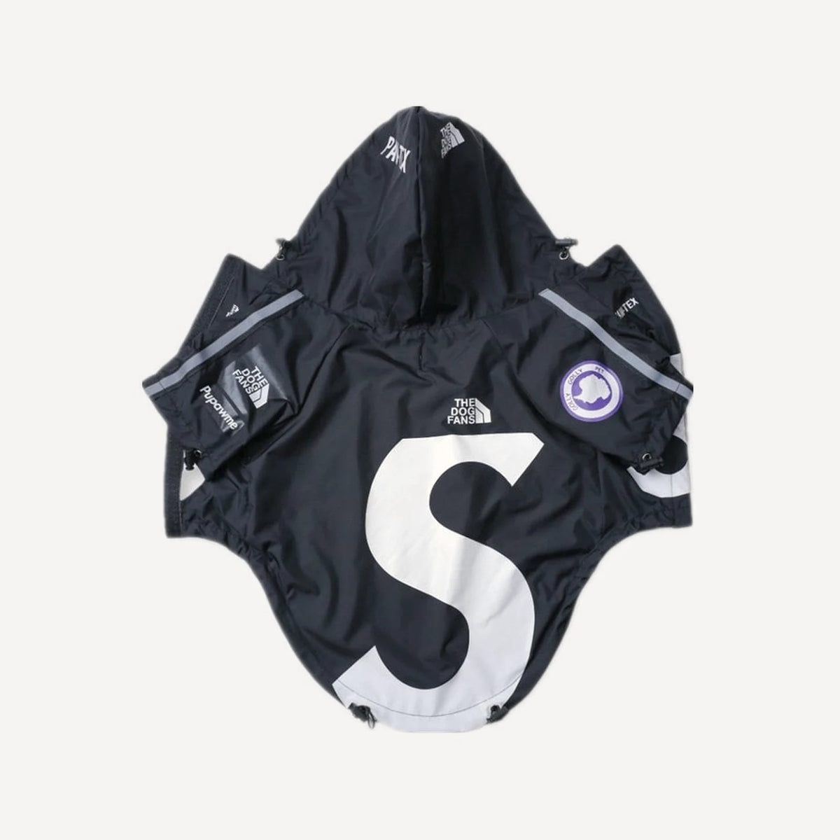 S dog windbreaker inspired by Supreme x The North Face view 3