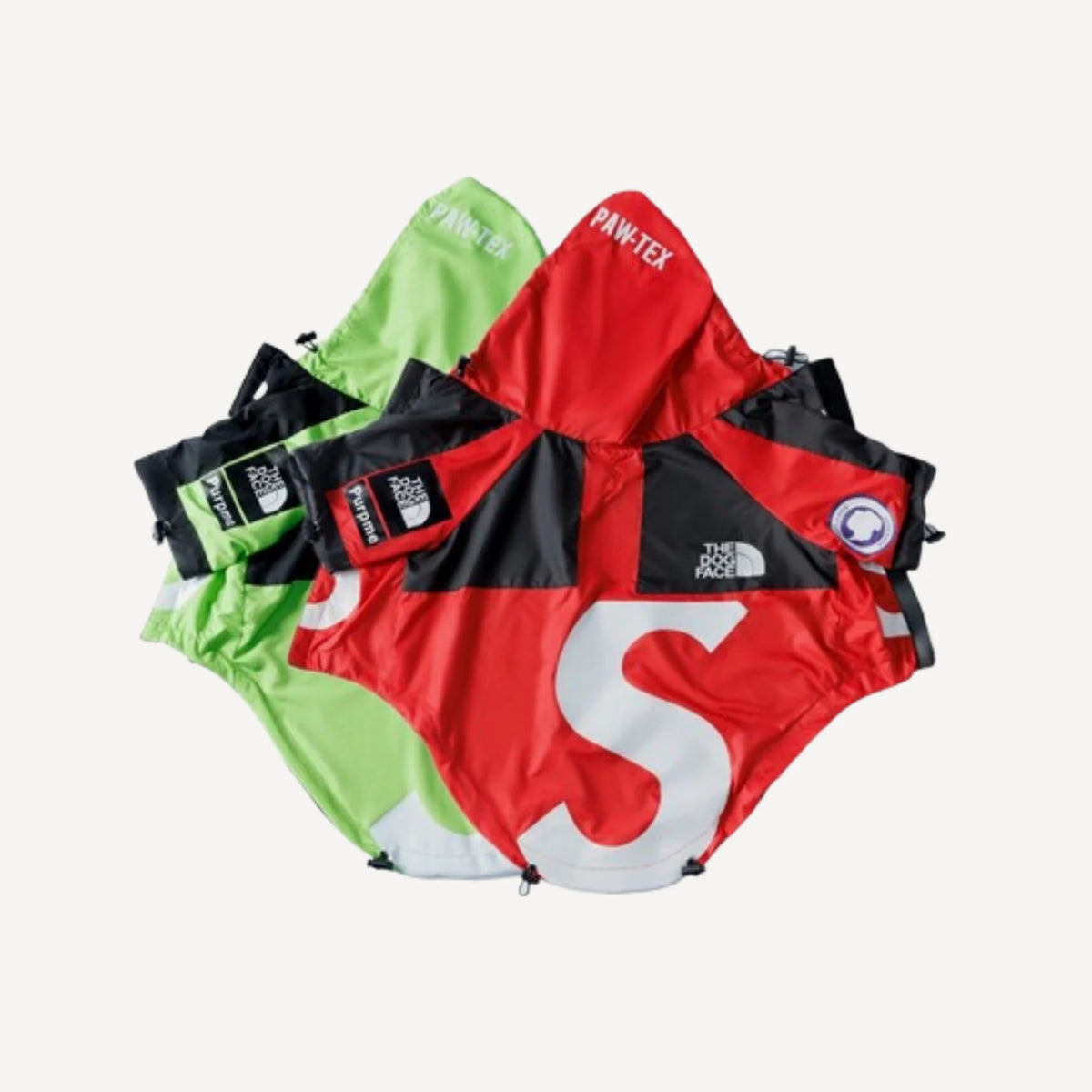 Whisker dog windbreaker inspired by Supreme x The North Face view 5