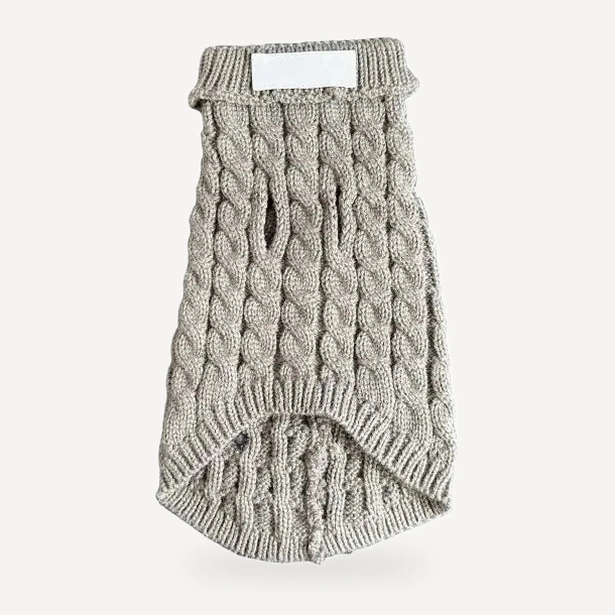Stone Pawland Cable Knit dog sweater view 16