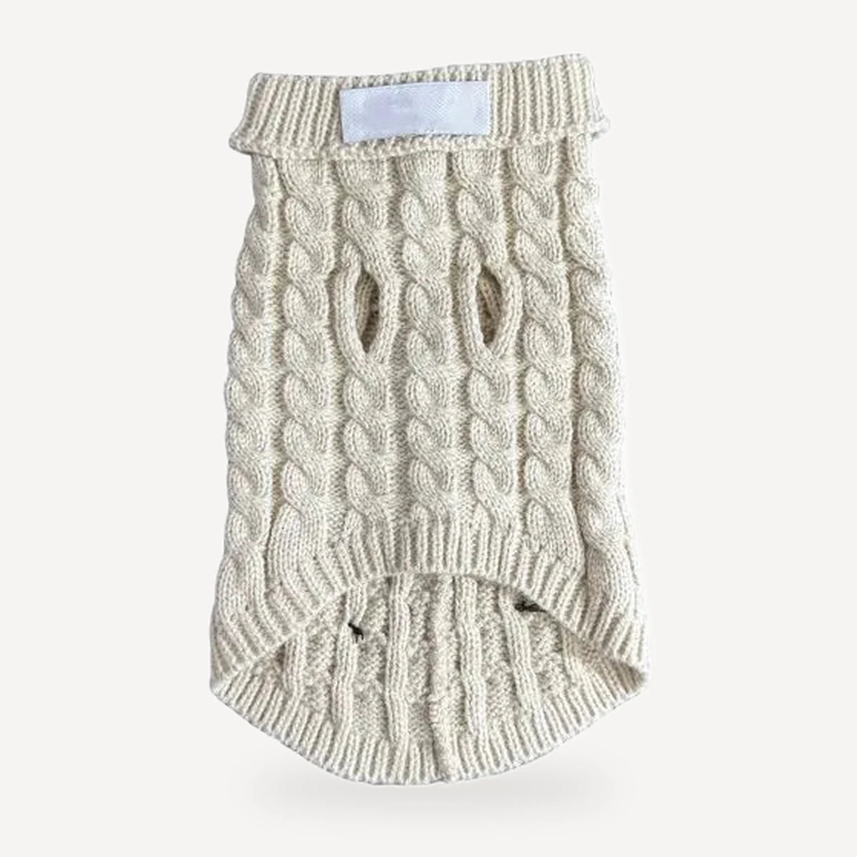 Stone Pawland Cable Knit dog sweater view 17