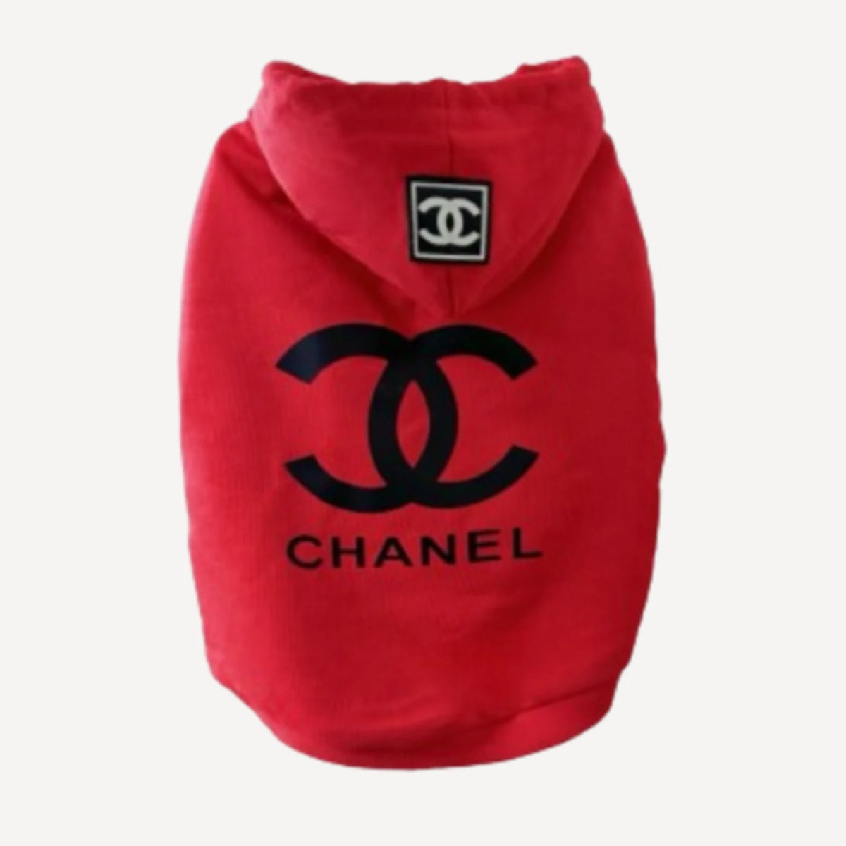 Stylish dog hoodie inspired by Chanel view 4