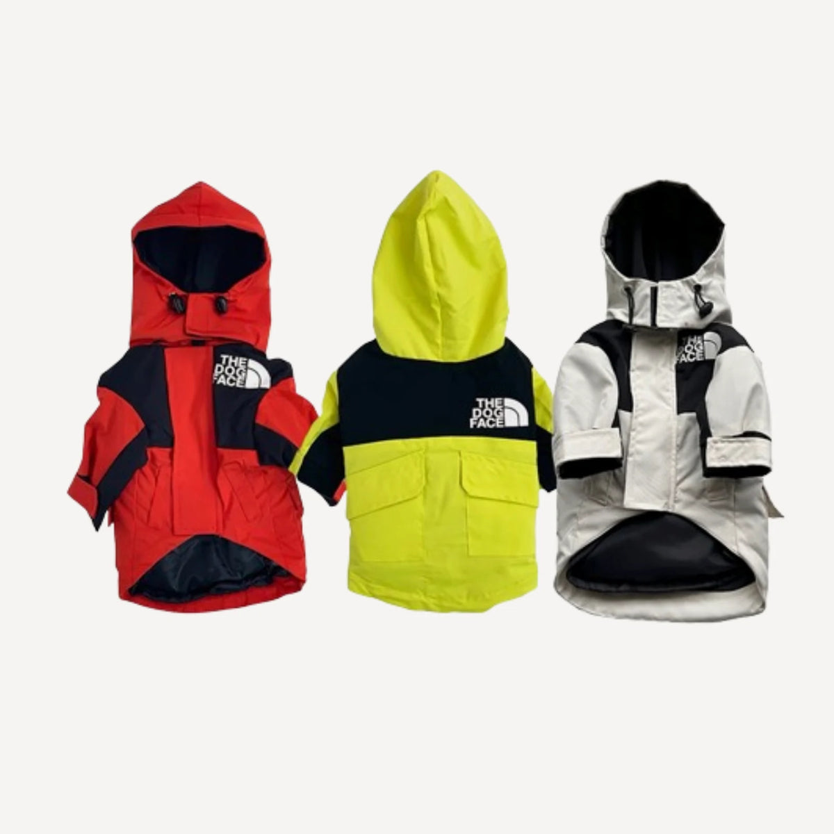 Breeze Blocker dog jacket inspired by The North Face view 4