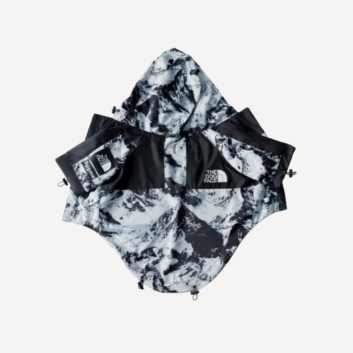 Frosty Trek dog jacket inspired by The North Face view 4