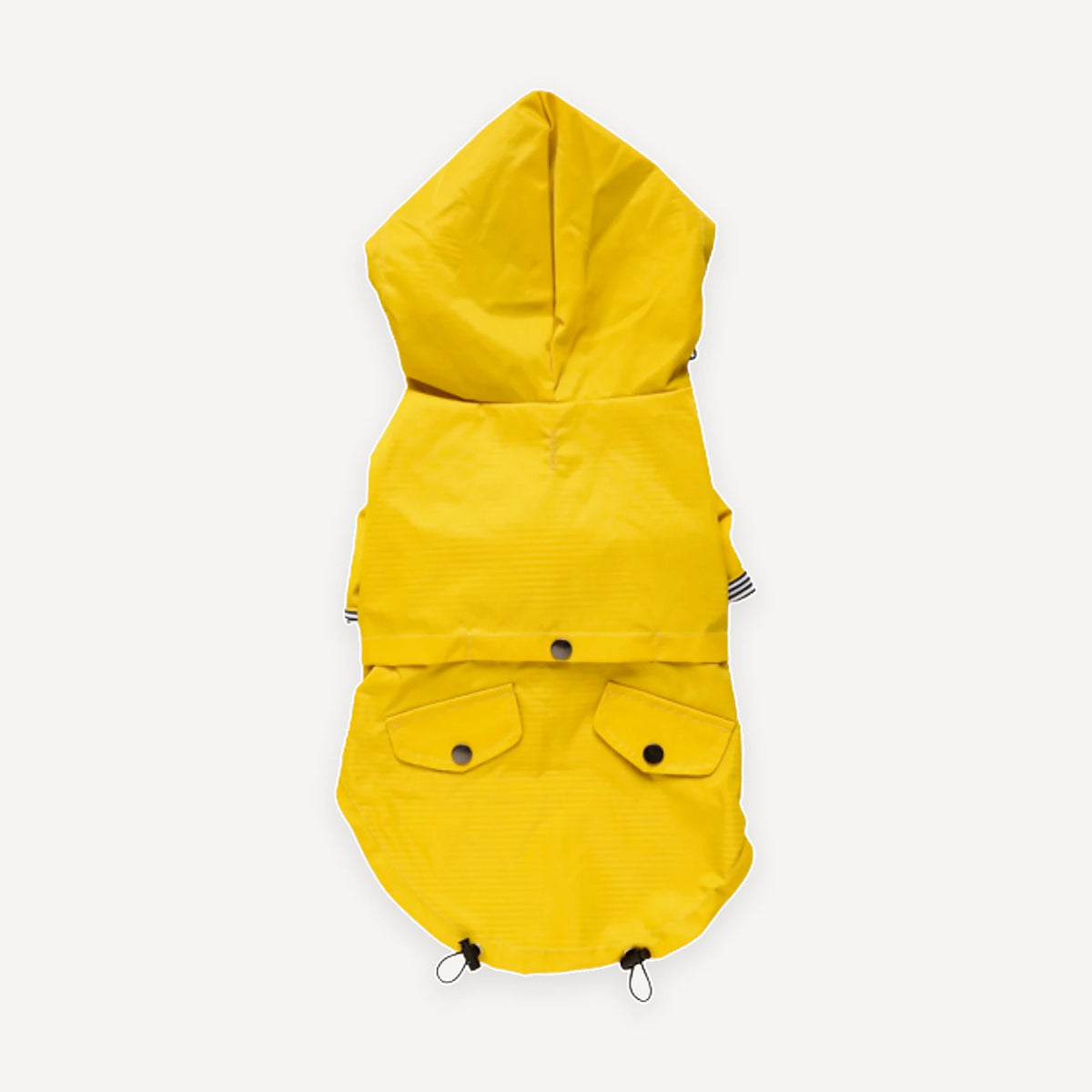 Stripe Lined dog raincoat view 11