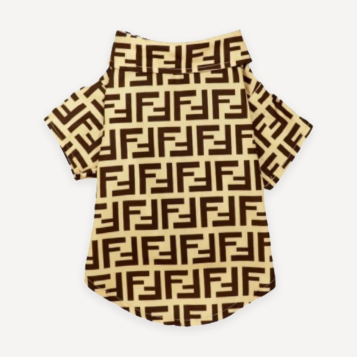 Double-F dog polo inspired by Fendi view 14