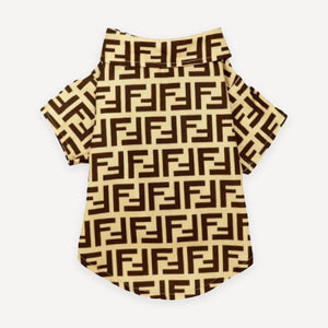 Double-F dog polo inspired by Fendi view 14