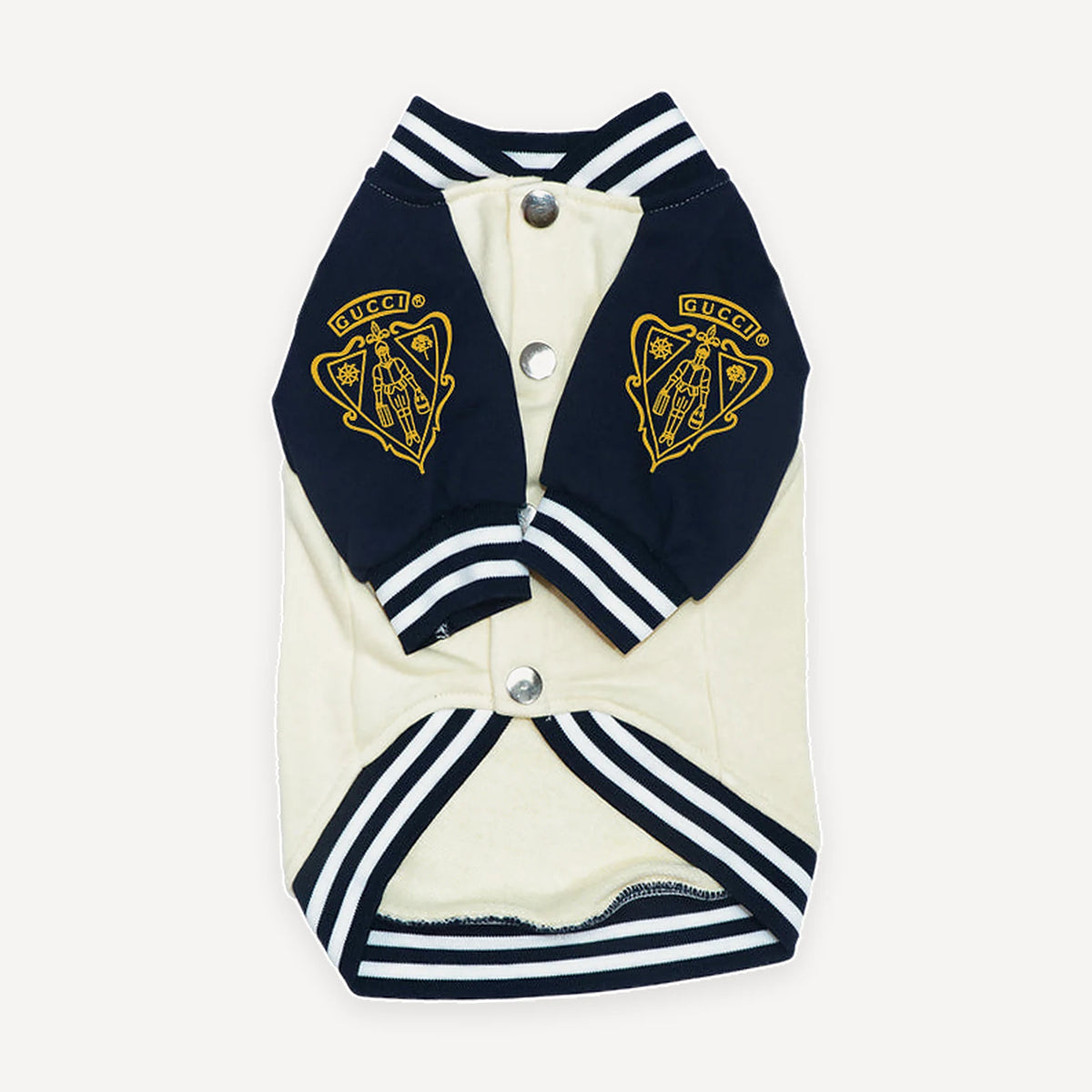 Pucci Crest Varsity dog jacket view 8