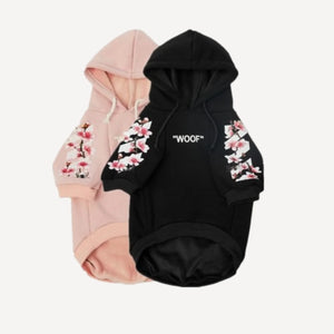 Blossom dog hoodie inspired by Off-White view 5