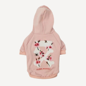 Blossom dog hoodie inspired by Off-White view 7