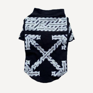Cabin Baggage dog tee inspired by Off-White view 6