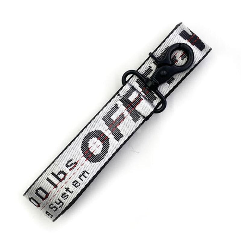 Woof-White Dog Collar & Leash Hype Pups designer dog clothes.