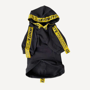 Industrial dog hoodie inspired by Off-White view 4