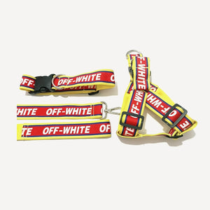 Street Savvy Harness Collar Leash dog set inspired by Off-White view 5